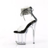 Pleaser FLAMINGO-824RS Transparent Black Sale Women