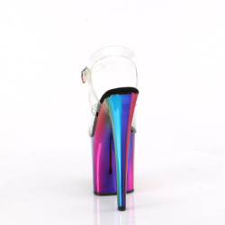 Pleaser ENCHANT-708RC Transparent Rainbow Chrome Sale