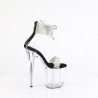 Pleaser FLAMINGO-827RS Transparent Black Sale Women
