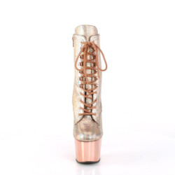 Pleaser ADORE-1020HM Rose Gold Hologram Metallic Chrome