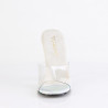 Fabulicious GALA-01DSP Transparent Silver Strass Mules