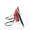 Demonia HB-214 Black-Red Patent Handbags Women
