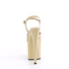 Pleaser ENCHANT-709 Cream Patent Sale Women