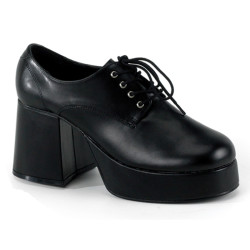 Funtasma JAZZ-02 Black Vegan 70s Disco Shoes Men