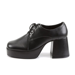 Funtasma JAZZ-02 Black Vegan 70s Disco Shoes Men