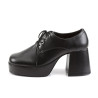 Funtasma JAZZ-02 Black Vegan 70s Disco Shoes Men