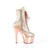 Pleaser ADORE-1020HM Rose Gold Hologram Metallic Chrome