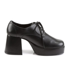 Funtasma JAZZ-02 Black Vegan 70s Disco Shoes Men