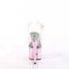 Pleaser ESTEEM-708 Transparent Rose Chrome Sale Women