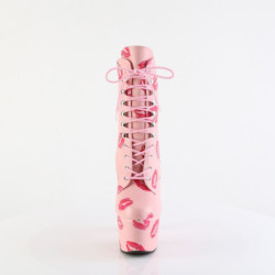 Pleaser ADORE-1020KISSES Rose Vegan Leather Leatherhe Boots