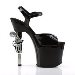 Pleaser REVOLVER-709 Gun Heeled Platform High Heels