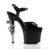 Pleaser REVOLVER-709 Gun Heeled Platform High Heels