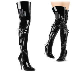 Pleaser SEDUCE-3019 Black Patent Sale Women