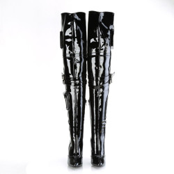Pleaser SEDUCE-3019 Black Patent Sale Women