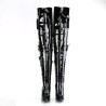 Pleaser SEDUCE-3019 Black Patent Sale Women