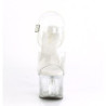 Pleaser ESTEEM-708 Clear Platform High Heeled Shoes