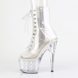 Pleaser STARDUST-1021C-7 Transparent Strass Sale Women