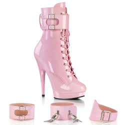 Fabulicious SULTRY-1023 Rose Patent Sale Women