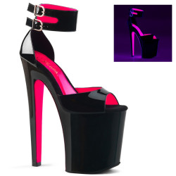Pleaser XTREME-875TT Neon Exotic Pole Dance High Heels