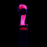 Pleaser XTREME-875TT Neon Exotic Pole Dance High Heels