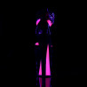 Pleaser XTREME-875TT Neon Exotic Pole Dance High Heels