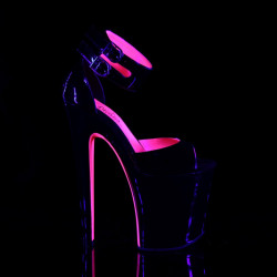 Pleaser XTREME-875TT Neon Exotic Pole Dance High Heels