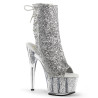 Pleaser ADORE-1018G Silver Glitter Sale Women