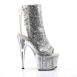 Pleaser ADORE-1018G Silver Glitter Sale Women
