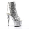 Pleaser ADORE-1018G Silver Glitter Sale Women
