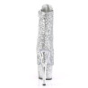 Pleaser ADORE-1021G Silver Glitter Gliteer Sale Women