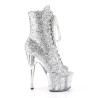 Pleaser ADORE-1021G Silver Glitter Gliteer Sale Women