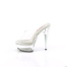 Pleaser EXCITE-601 Transparent High Heeled Mules