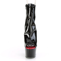 Pleaser ADORE-1025 Black-Red Patent Sale Women