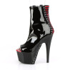 Pleaser ADORE-1025 Black-Red Patent Sale Women