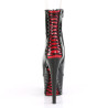 Pleaser ADORE-1025 Black-Red Patent Sale Women