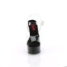 Pleaser EXCITE-608 Transparent Black Sale Women