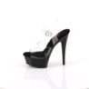 Pleaser EXCITE-608 Transparent Black Sale Women
