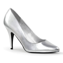 Pleaser VANITY-420 Silver Vegan Leather Sale Women