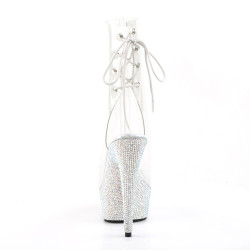Pleaser BEJEWELED-1018DM-6 Transparent Silver Strass