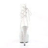 Pleaser BEJEWELED-1018DM-6 Transparent Silver Strass