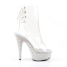 Pleaser BEJEWELED-1018DM-6 Transparent Silver Strass