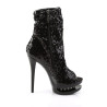 Pleaser BLONDIE-R-1008 Black Sequins Sale Women