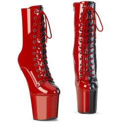 Pleaser CRAZE-1040TT Red Black Patent Sale Women