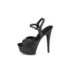 Pleaser EXCITE-609 Black Vegan Leather Sale Women