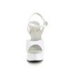 Pleaser EXCITE-609 White Patent Sale Women