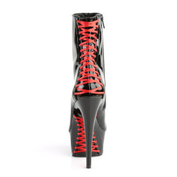 Pleaser DELIGHT-1010 Black Patent Red Sale Women