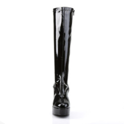 Funtasma EXOTICA-2000 Black 70s Platform Abba Boots