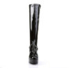 Funtasma EXOTICA-2000 Black 70s Platform Abba Boots