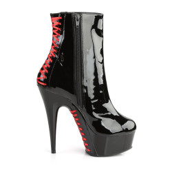Pleaser DELIGHT-1010 Black Patent Red Sale Women