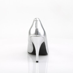Pleaser VANITY-420 Silver Vegan Leather Sale Women
